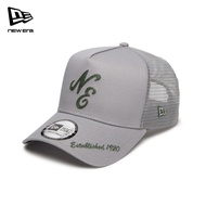 New Era 9FORTY A-Frame Trucker Classic Logo Gray Snapback Cap