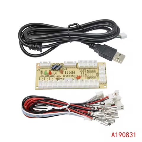 USB Encoder Joystick Circuit Board Kit PC to Joystick Arcade Rocker Circuit Board Control Panel For 