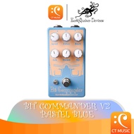 EarthQuaker Devices Bit Commander V2 Analog Octave Synth Pedal Pastel Blue Guitar Effect เอฟเฟคกีตาร