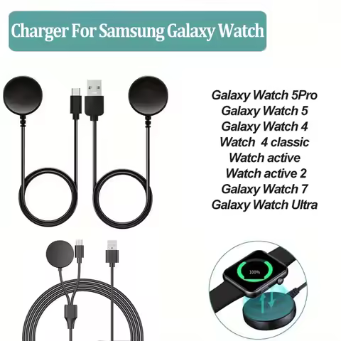 Charger For Samsung Galaxy Watch 4 6 Classic 43mm 47mm 46mm 42mm/Galaxy Watch 3 4 5 6 Charging Cable
