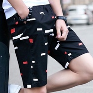 Short Shorts Men Summer Sports Casual Five-Point Big Pants Trendy Thin Style 5-Point 7-Point Loose Q