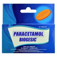Unilab Biogesic 20 Tablets - 500mg Paracetamol