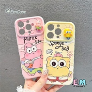 Case For Samsung Cartoon SpongeBob Pie Big Star CP Case A56 A36 A16 A06 A05 A26 A07 A15 A17 A05 A50 