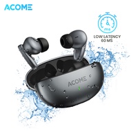 ACOME TWS GAMING T8 / TWS ANTI DELAY LOW LATENCY 60 MS / Headset Wireless Earphone Bluetooth 5.3 IPX