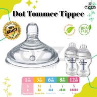 Terapik Dot nipple Botol Susu Bayi untuk tommee tippee