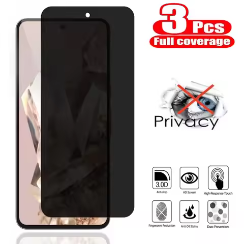 3Pcs Privacy Tempered Glass For Huawei Y70 Plus Nova Y71 Y61 Anit-Spy Screen Protector Honor X8 X6 X
