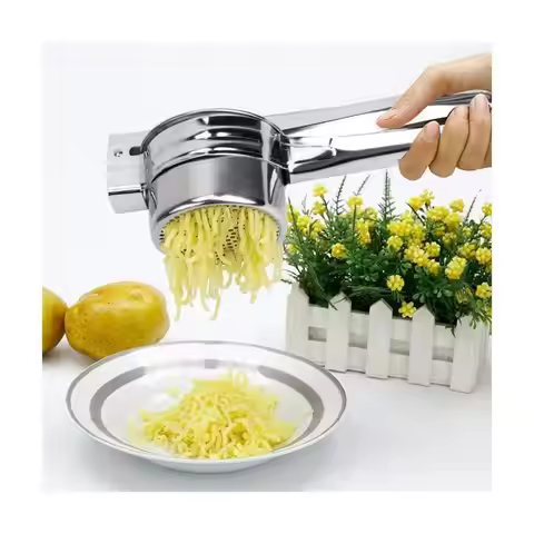 1 Pcs Potato Press Three-in-one Stainless Steel Juicer Can Be Changed. Manual Pressure Mashed Fruit 