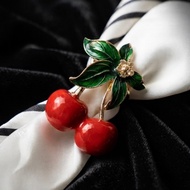 Cherry HijabRing / Hijab RingRing / HijabRing / HijabRing / ScarfRing Ring Brooch/ Brooch/ Wanita Hi