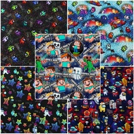 Foreign Trade Among Us Space Werewolf Kill Pure Cotton Minecraft Costume Fabric DIY Handmade Doll Co