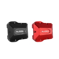 [Cool Wheel Shop] INJORA TRX4M Aluminum Alloy Bridge Cover (Black/Red, 2 Pcs)
