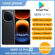 SmartPhone iQOO 12 pro 5g 6.78inch used Phone Warranty Murah