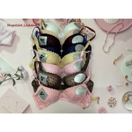 Women's lace front bra [8092], thin ventilated foam. Form cup A. Size 34-36-38.