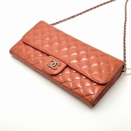 【威選精品】🩷 CHANEL 經典CF 菱格紋漆皮鍊條包 🩷