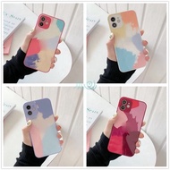 Tempered Glass Case Iphone 6s 7 8 Paint Lush Square Edge Casing