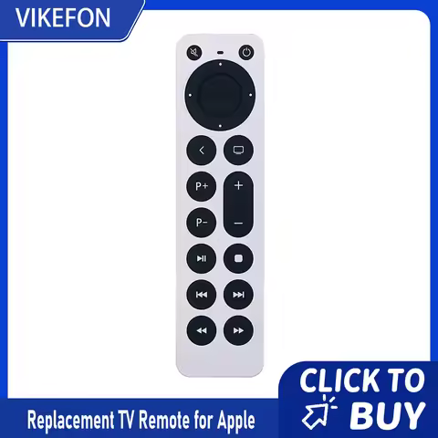 Replacement TV Remote for Apple TV 4K/Gen 1 2 3 4/ HD A2843 A2737 A2169 A1842 A1625 A1427 A1469 A137