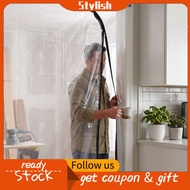 stylish365 4 X 7ft Door Dust Protector Smooth Zipper Reusable Barrier Cover for Home Renovation