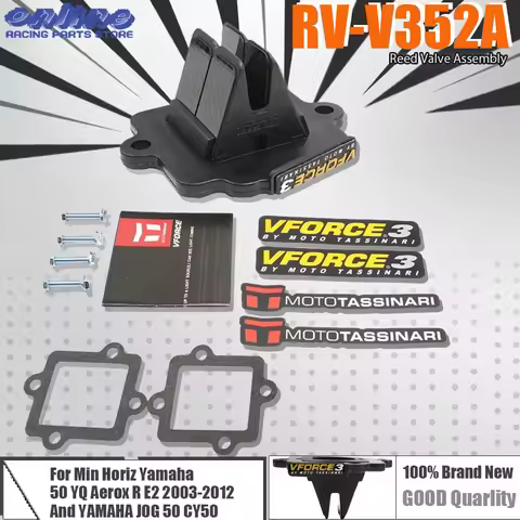 Motorcycle Reed Valve V352A Intake Carbon Fiber For Min Horiz Yamaha 50 YQ Aerox R E2 2003-2012 And 