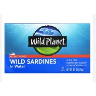Wild Planet, Wild Sardines In Water, No Salt Added, 4.4 oz (125 g) $6
