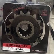 JOMTHAI Front Sprocket Sound-Absorbing Type CB650F R/CBR650F/CRF1000L AFRICA TWIN (525) 15T