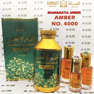 PARFUM SHAMAMATUL AMBER NO 4000 BY SURRATI BIBIT MINYAK WANGI ARAB ORIGINAL
