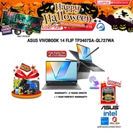[ผ่อน 0% 10 ด.]ASUS VIVOBOOK 14 FLIP TP3407SA-QL727WA /Ultra 7 258V/ประกัน 2 Years Onsite + 1 Year P