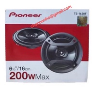 Pioneer TS-1620F 200 Watt Peak Power 6-1/2" 2-Way Coaxial Speaker 200W Max - ORIGINAL