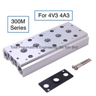 Pneumatic Solenoid Valve For 4V310-08 4V310-10 4V320-10 Manifold Base 300M Series