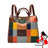 Fossill Parker Small Convertible Backpack Patchwork