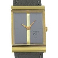 Christian Dior Dior 手錶，cal. 2512-1 31735，不銹鋼和皮革，手動上鍊，灰色錶盤，男士[二手]
