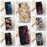 Case For Samsung A90 5G Cover Silicone Cute Cat Fashion Butterfly Flowers Love Painted Bumper For Ga