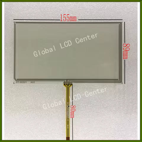 155mm*89mm New 4 Wire Touch Screen For Sony XAV65 XAV-65 XAV65 Car Radios Digitizer Glass Touchscree