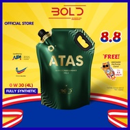BOLD ATAS SIRIM [ OSP + PAO ] 0w30 4L Fully Synthetic Engine Oil Car SP 0w-30 Minyak Hitam Enjin Ker