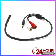 CCTV Microphone Mic Spy Hidden Mini Audio Sound Monitor For CCTV CAMERA DVR Security System