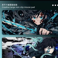 Pad Tetikus Anime Demon Slayer 60x30cm  Mousepad Gaming Kalis Air & Anti-Slip
