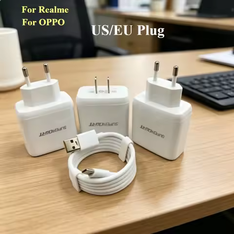 Official 65W SuperDart Charger Power Adapter For Realme 10 Pro Plus GT Neo2T GT2 Q5 9 Pro 8 7 65W Su