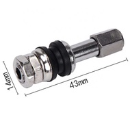 ( TR43E BESI ) Pentil Dop Valve Tubles Tubeles Tubeless Tubless Ban Velg Roda Tire Tube Sepeda Motor