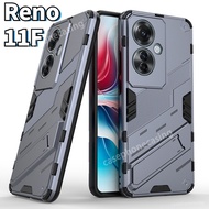 For OPPO Reno11 F 5G Case Shockproof Armor Back Cover Case For OPPO Reno 11 F 11 Pro 5G Anti-Fall Protect Kickstand Coque Cases