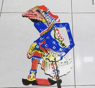 WAYANG kulit kertas mainan DURNA ukuran standar pentas pedalangan cat bolak-balik