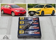 หัวเทียน อิริเดียม MG 5 / MG 5 -All New ( 2015 - 2025 ) ชุด 4 หัว ระยะการใช้งาน 100000 กม : Hella