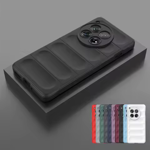 For Oneplus 12 Case Cover Oneplus 12 Capa New Shockproof Bumper Back Soft TPU Lens Protective For Fu