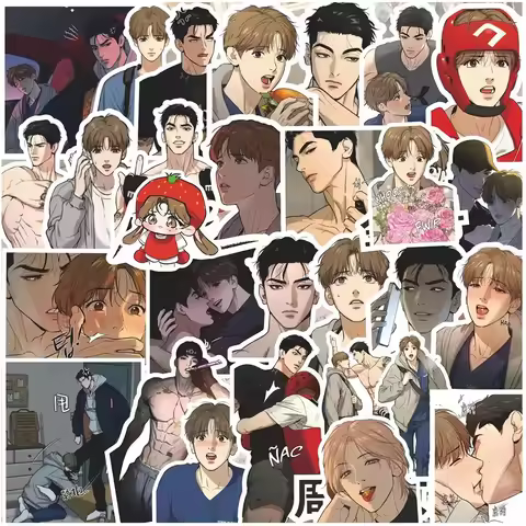 10/30/66pcs Korean Manwha Jinx Anime Stickers Joo Jaekyung Kim Dan Cartoon Graffiti Decals Sticker f