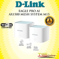 D-LINK M15 Eagle Pro Ai AX1500 Mesh Wi-Fi Router  (2-Pack)