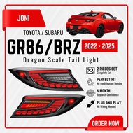 TOYOTA GR86 / SUBARU BRZ ZD8 2022 2023 2024 2025 LED TAIL LAMP - DRAGON SCALE DESIGN