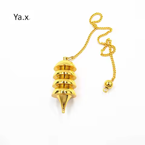 100%Copper Pyramid Reiki Pendant Charms Chakra Amulet Pendulum Natural Stone Amulet Healing Meditati