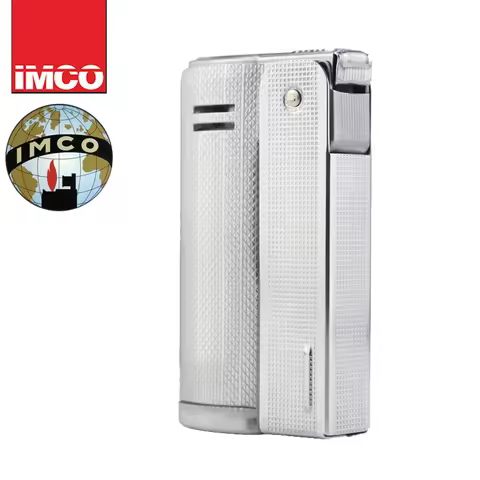 IMCO Original Steel Metal Gasoline Kerosene Lighter 6800 Silver Oil Smoking Cigarette Briquet Men Bi