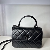 Chanel Trendy cc 25 so black