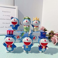 TANFU Anime Kawaiii Mainan boneka Miniatur mobil Nokturnal Doraemon