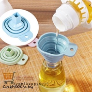 Convenient collapsible Slicon funnel