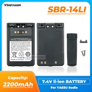 【D-58】Sbr-14li FNB-102LI rechargeable 2000mAh battery for radio YAESU VERTEX FNB-V57 FNB-V57H FNB-64