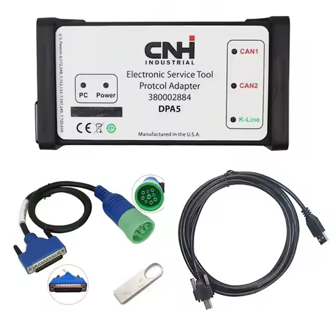 DPA5 Truck Diagnostic Tool USB Bluetooth DPA 5 Dearborn V8.6 V9.8 for New Holland Support J2534 Truc